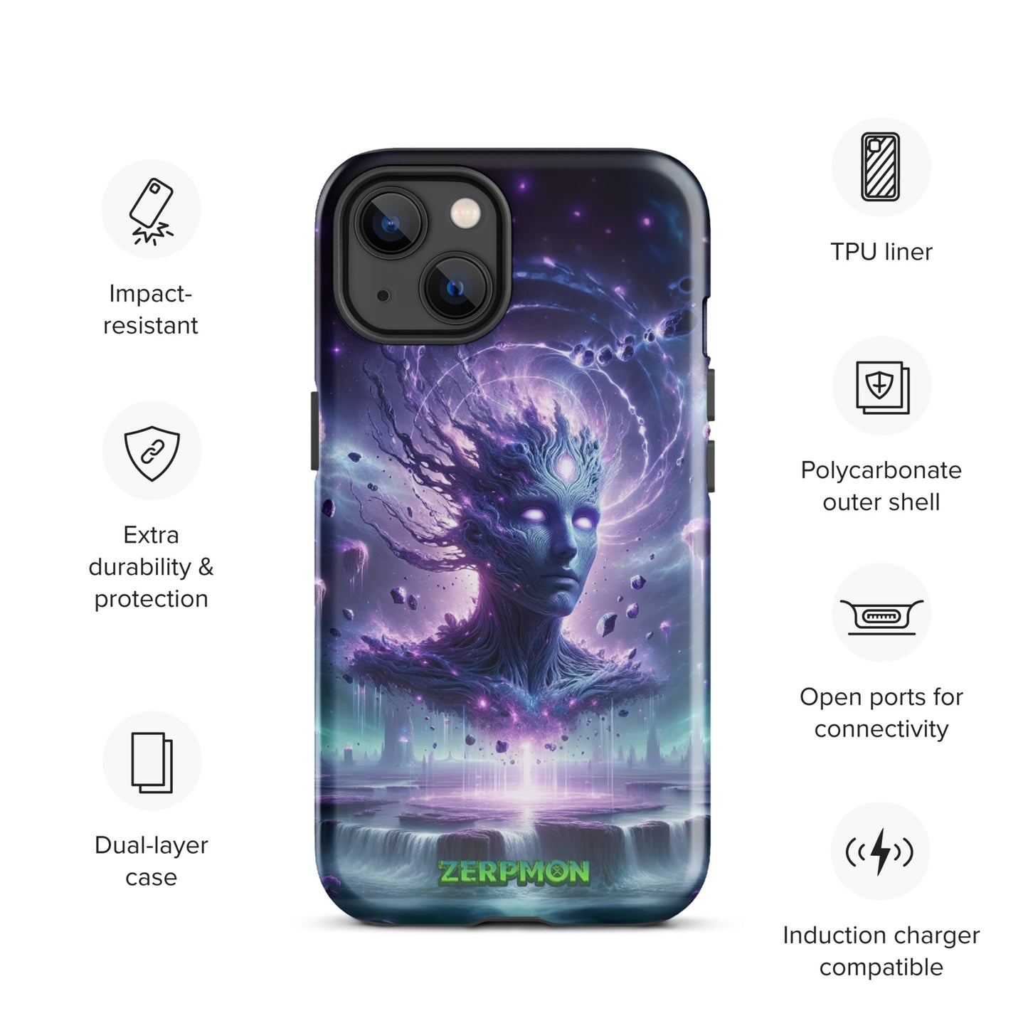 Zerpmon Psychic Titan Tough Case for iPhone®