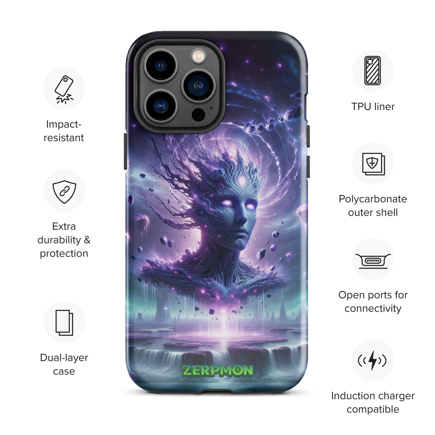 Zerpmon Psychic Titan Tough Case for iPhone®