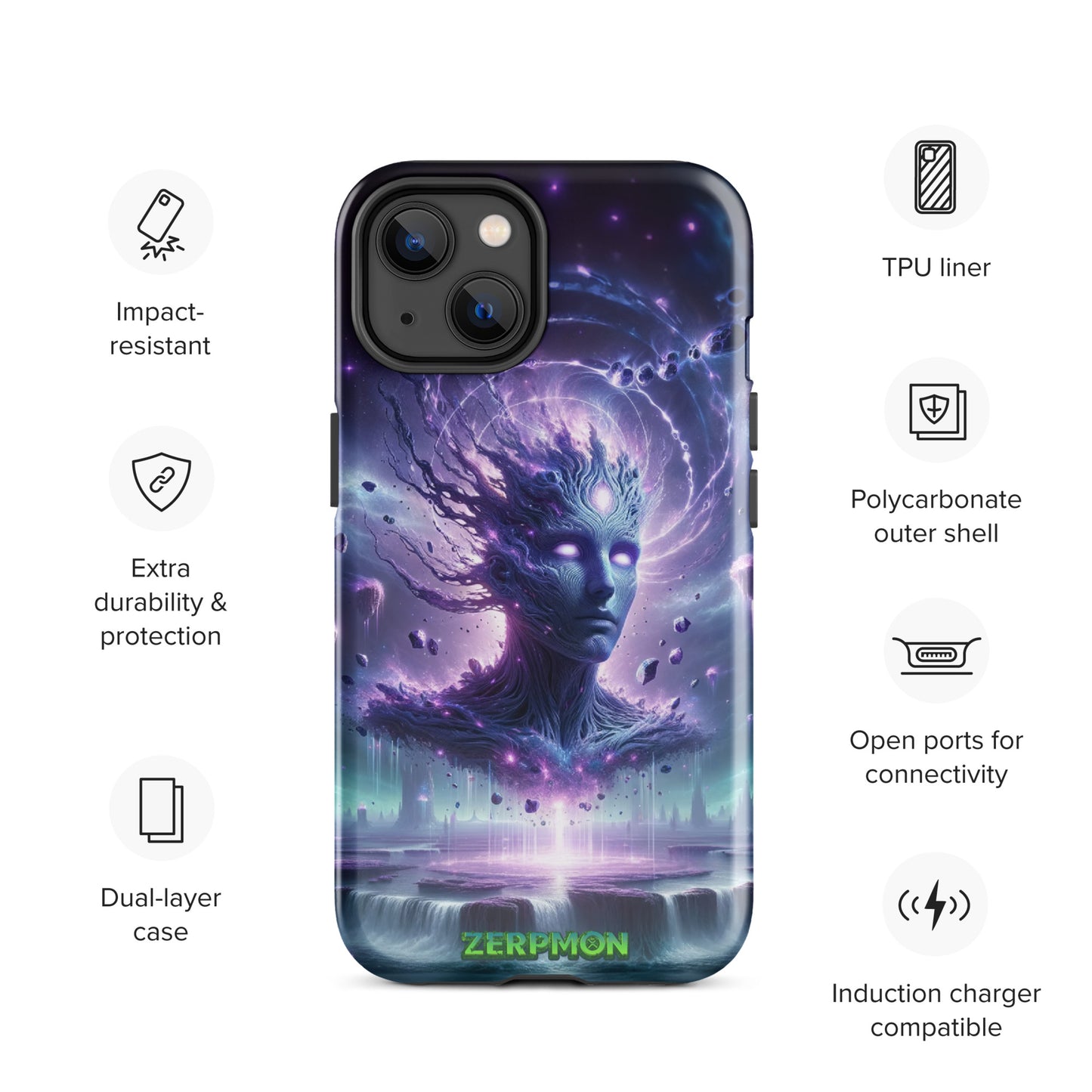 Zerpmon Psychic Titan Tough Case for iPhone®