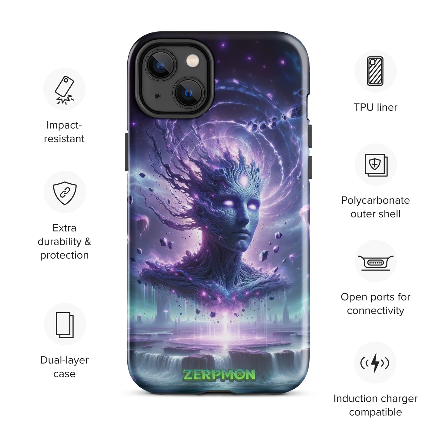 Zerpmon Psychic Titan Tough Case for iPhone®