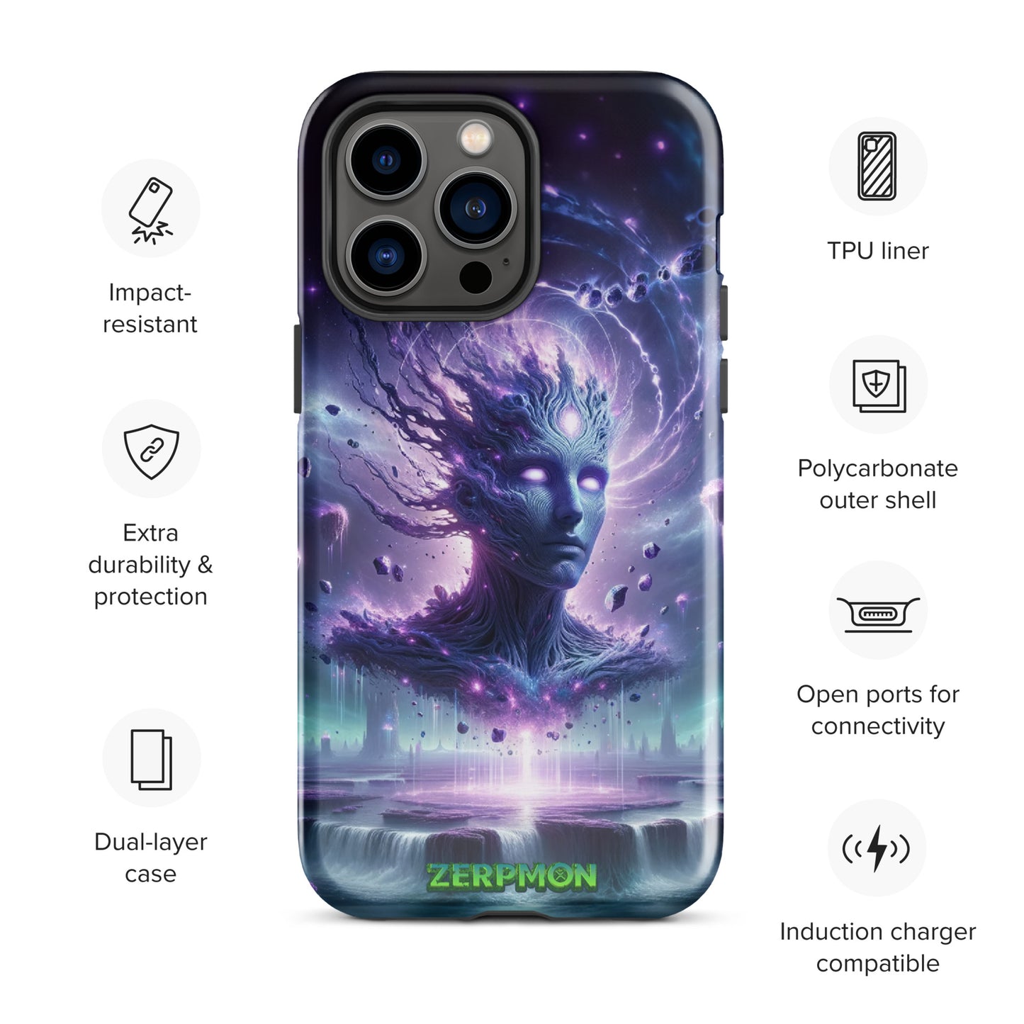 Zerpmon Psychic Titan Tough Case for iPhone®